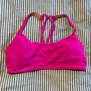 Lululemon hot pink free to be bra